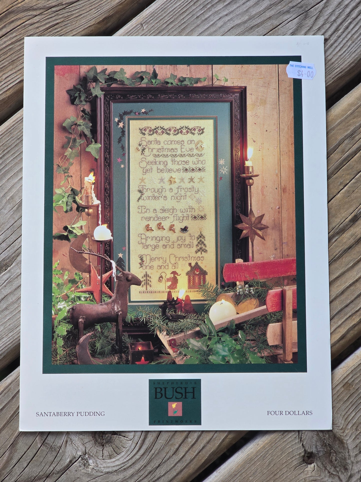Shepherd's Bush - Santaberry Pudding - Cross Stitch Pattern