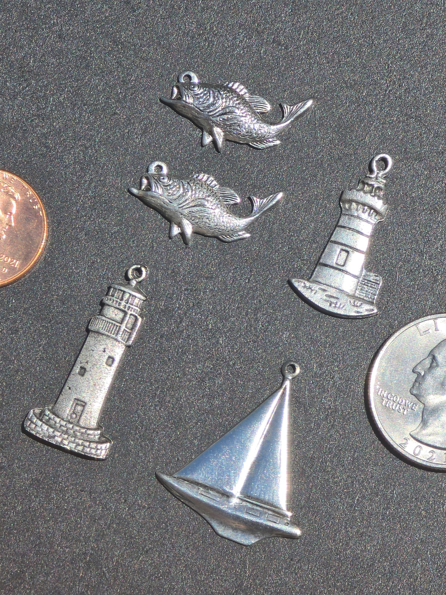 Set of 5 Nautical Charms - Notions - Charms