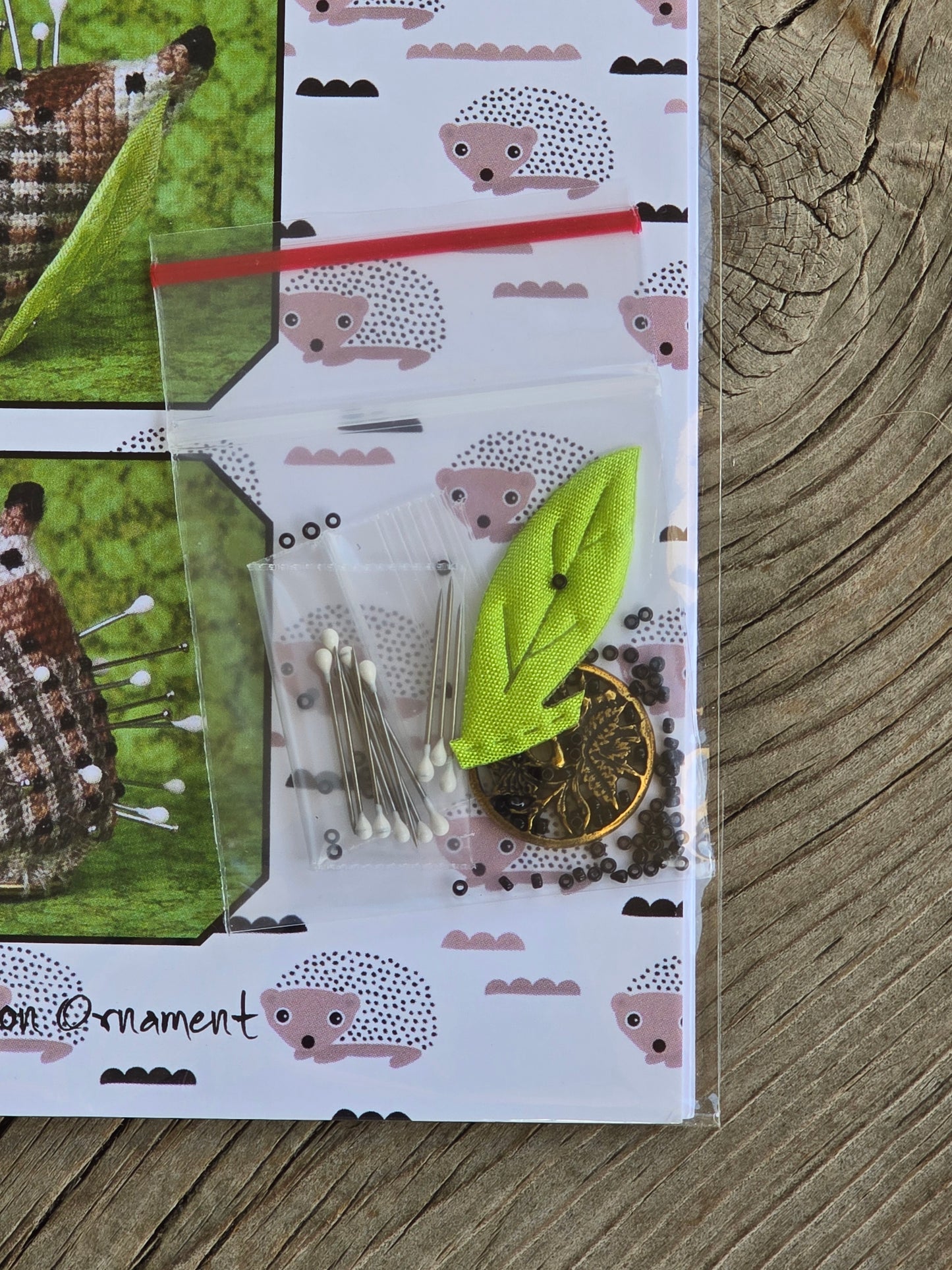 Just Nan - Little Hedgie - Limited Edition Ornament - Cross Stitch Pattern