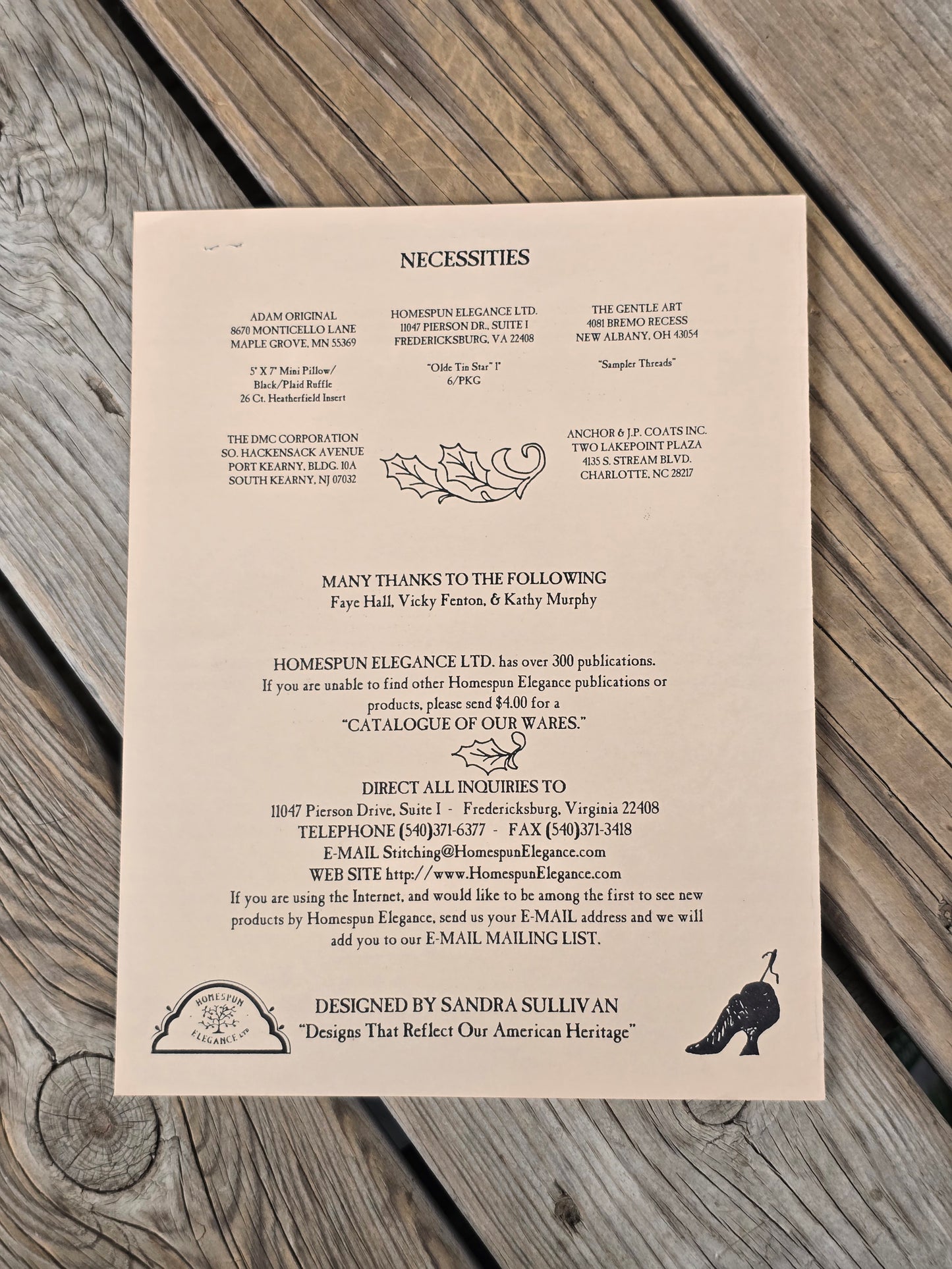 Homespun Elegance - Merry Noel Collection - Merry Millennium - Cross Stitch Pattern