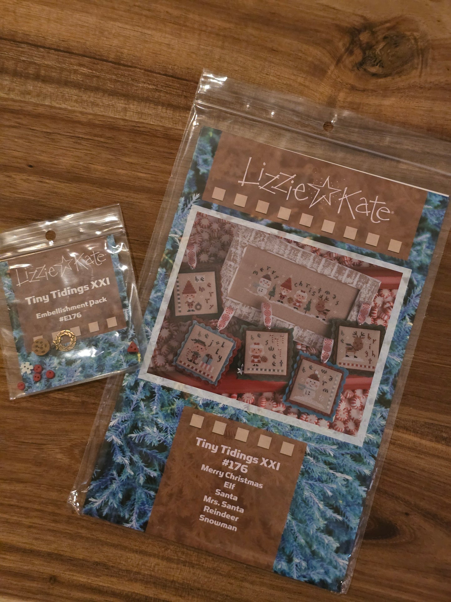 Lizzie Kate - Tiny Tidings XXI - #176 - Cross Stitch Pattern