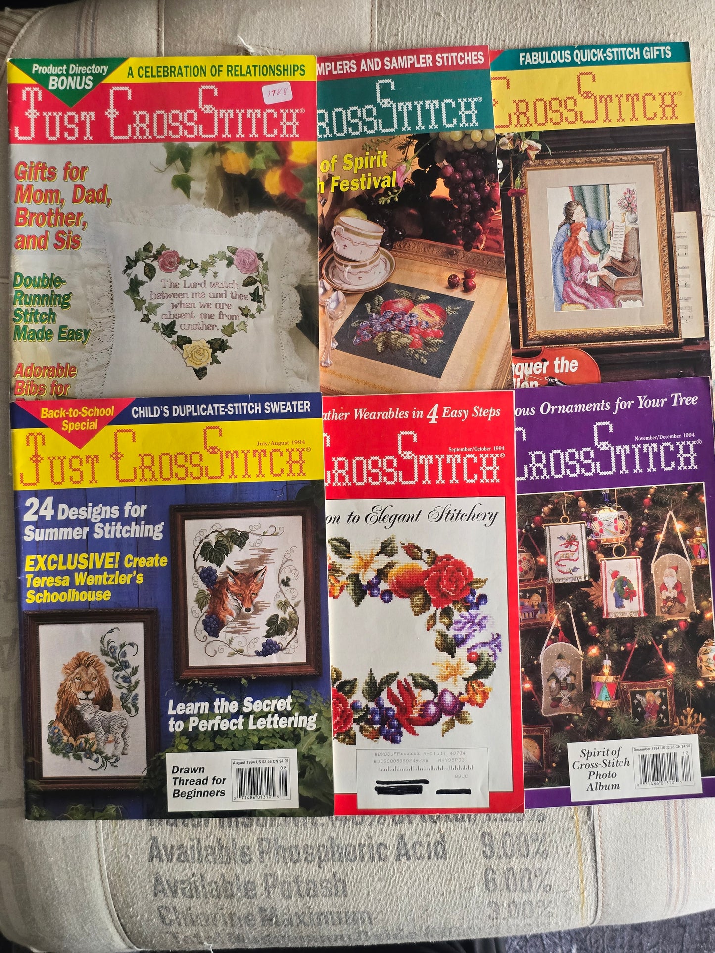 Just Cross Stitch - 1994 - Magazine Bundle