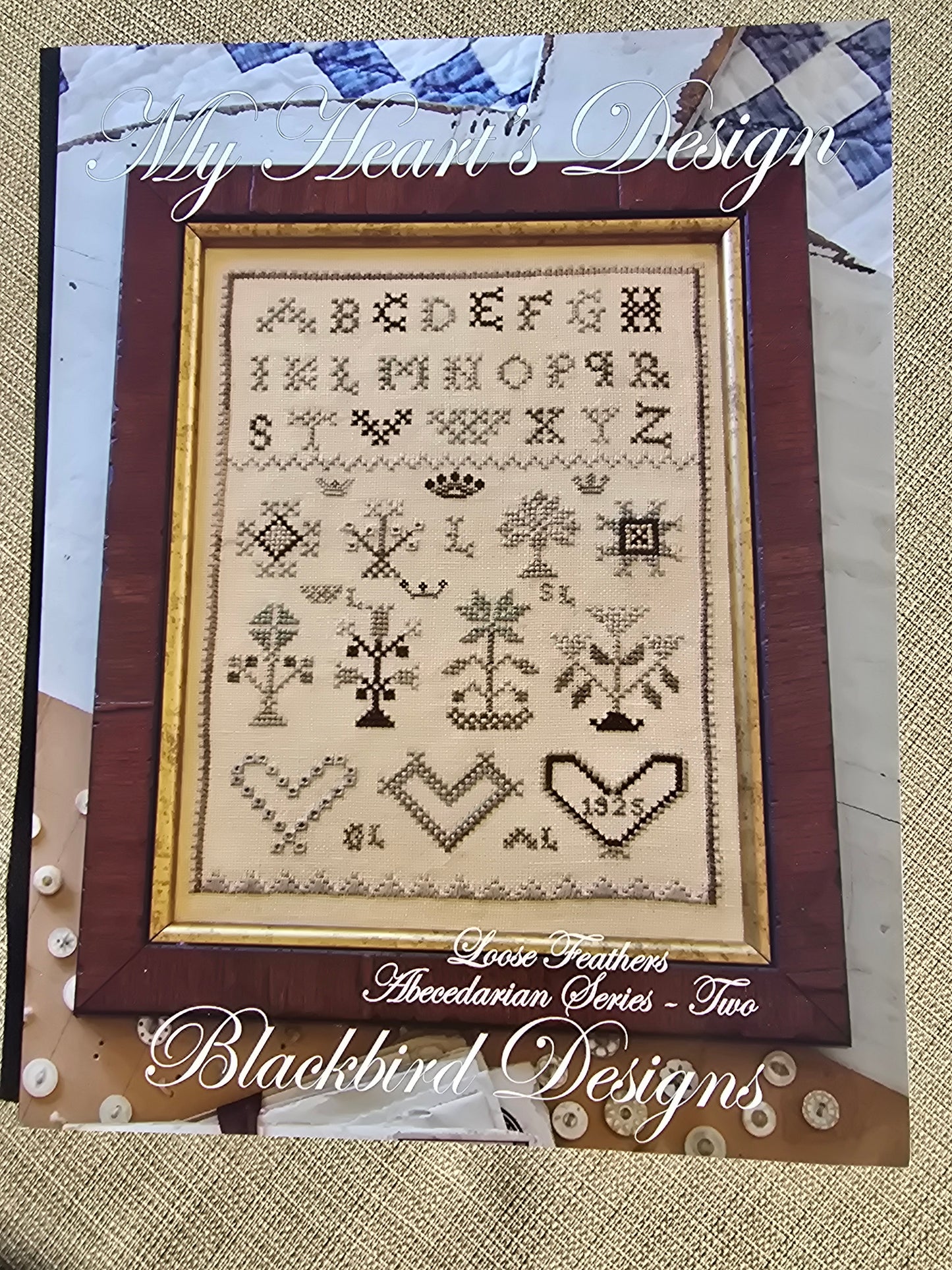 Blackbird Designs - My Heart's Design Loose Feathers Abecedarian Series - Two
