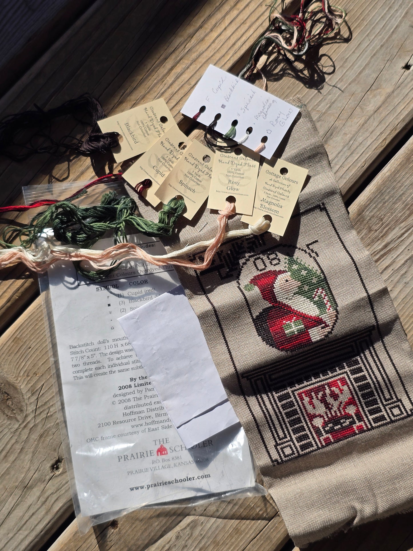 The Prairie Schooler - By The Chimney - 2008 Limited Edition - Cross Stitch Kit