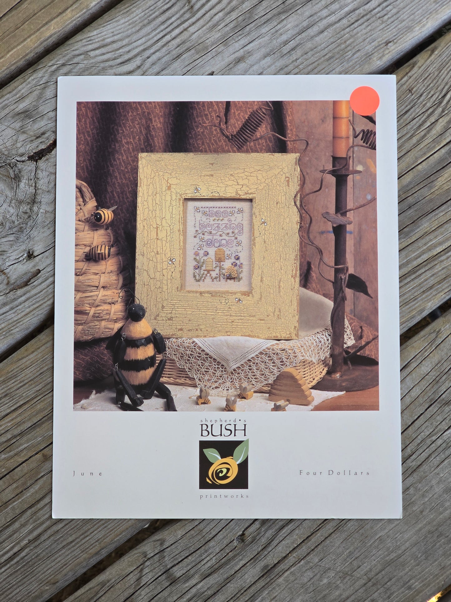Shepherd's Bush - A Year in Stitches - June - Cross Stitch Pattern