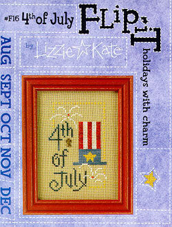 Lizzie Kate - 4th of July - Flip It - Cross Stitch Pattern