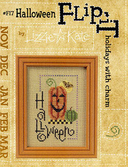 Lizzie Kate - Halloween Flip It - Holidays with Charm - Cross Stitch Pattern