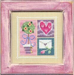 Lizzie Kate - February - Flip It - Cross Stitch Pattern