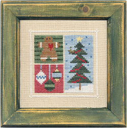 Lizzie Kate - December - Flip It - Cross Stitch Pattern