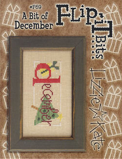 Lizzie Kate - Flip It Bits - A Bit of December - Cross Stitch Pattern