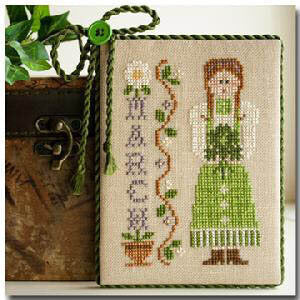 Little House Needleworks - Calendar Girl Series - March - Cross Stitch Pattern