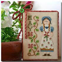Little House Needleworks - Calendar Girl Series - May - Cross Stitch Pattern