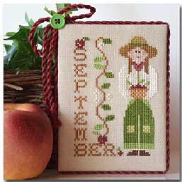 Little House Needleworks - Calendar Girl Series - September - Cross Stitch Pattern