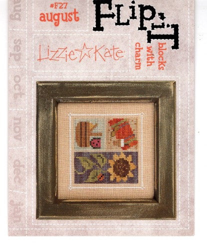 Lizzie Kate - August - Flip It - Cross Stitch Pattern