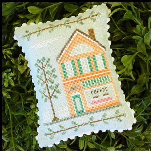 Country Cottage Needleworks - Main Street - Main Street Coffee Shop - Cross Stitch Pattern