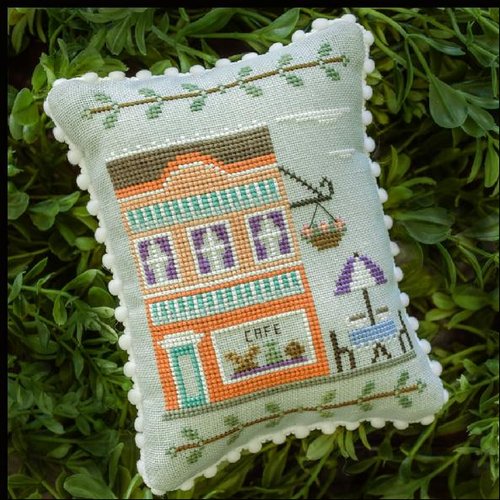 Country Cottage Needleworks - Main Street - Main Street Cafe - Cross Stitch Pattern