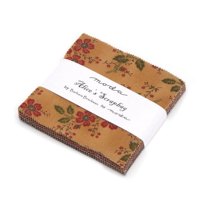 Moda - Alice's Scrapbook - Quilting Fabric - Charm Pack