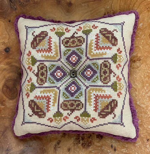The Blue Flower - Halloween Acorns - Cross Stitch Pattern