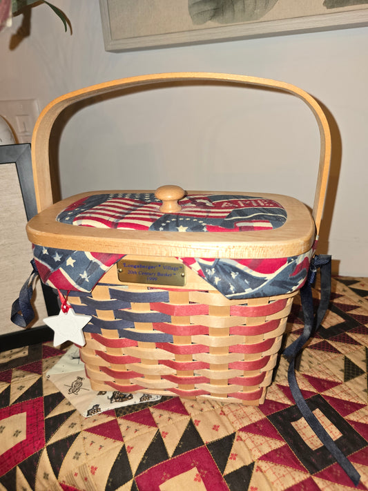 Longaberger - 1999 - 20th Century Village Basket