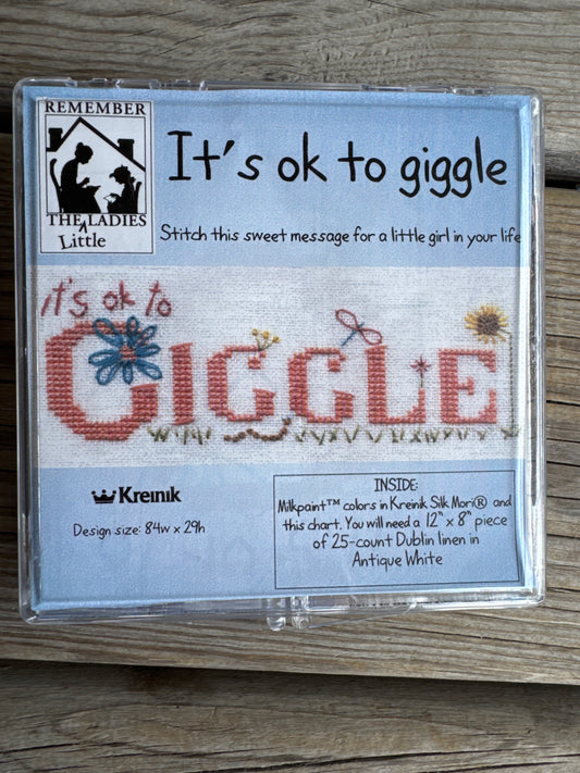 Kreinik - Remember the Ladies - It's ok to Giggle - Kit