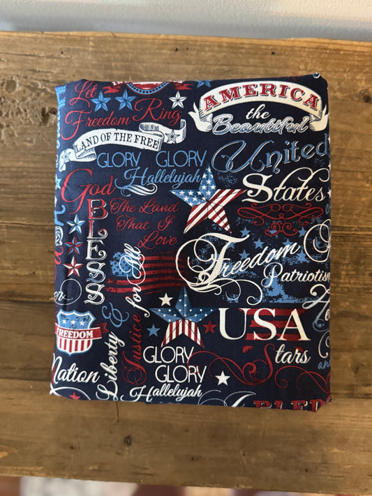 Timeless Treasures Fabrics - Patriotic Words