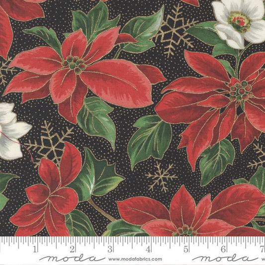 Moda - Merry Manor Metallics Collection - Quilting Fabric - Off the Bolt