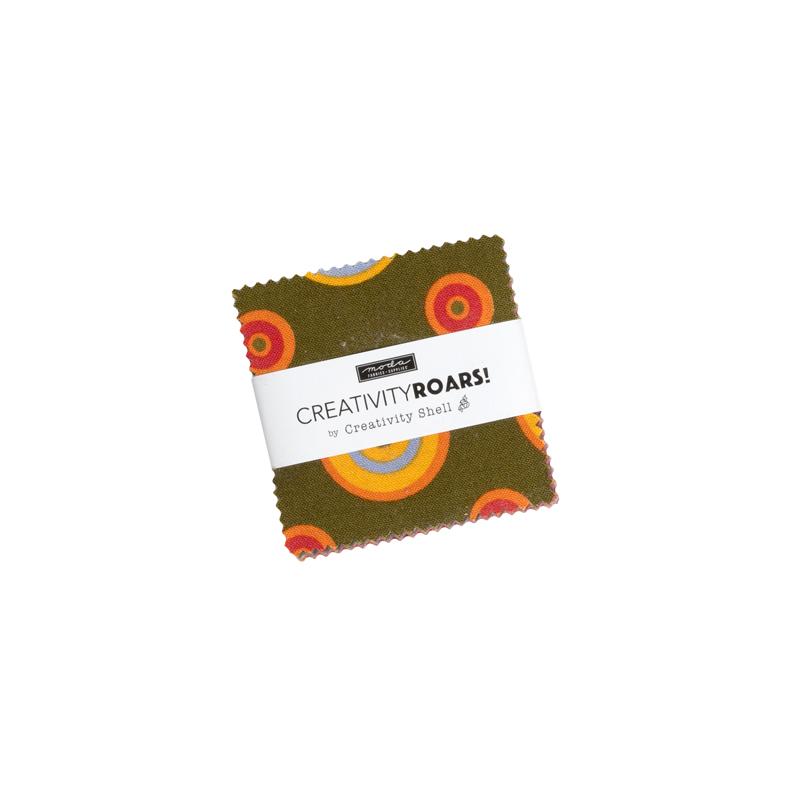 Moda - Creativity Roars! - Quilting Fabric - Mini Charm Pack
