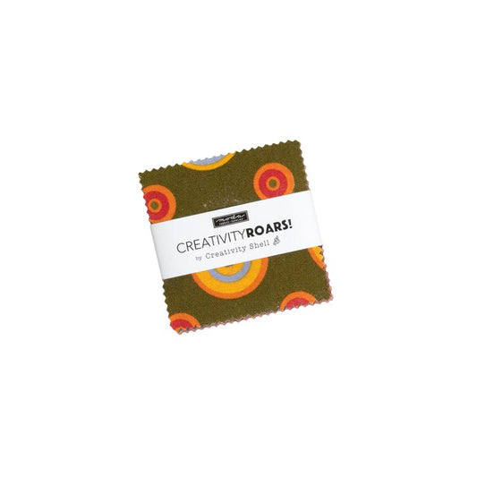 Moda - Creativity Roars! - Quilting Fabric - Mini Charm Pack