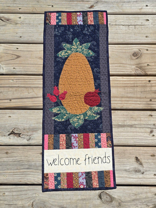 Welcome Friends - Quilted Wall Hanging