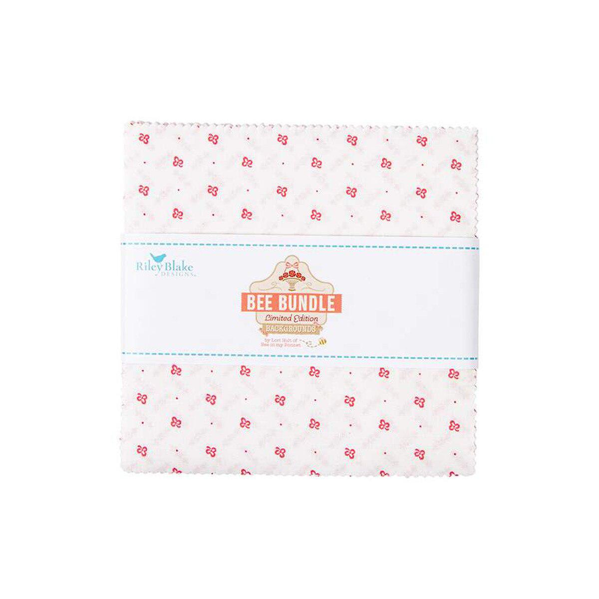 Riley Blake - Bee Bundle Limited Edition Backgrounds - Quilting Fabric - Charm Pack