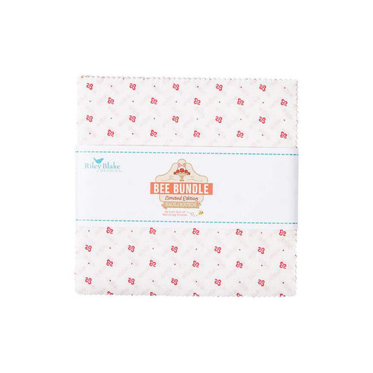 Riley Blake - Bee Bundle Limited Edition Backgrounds - Quilting Fabric - Charm Pack