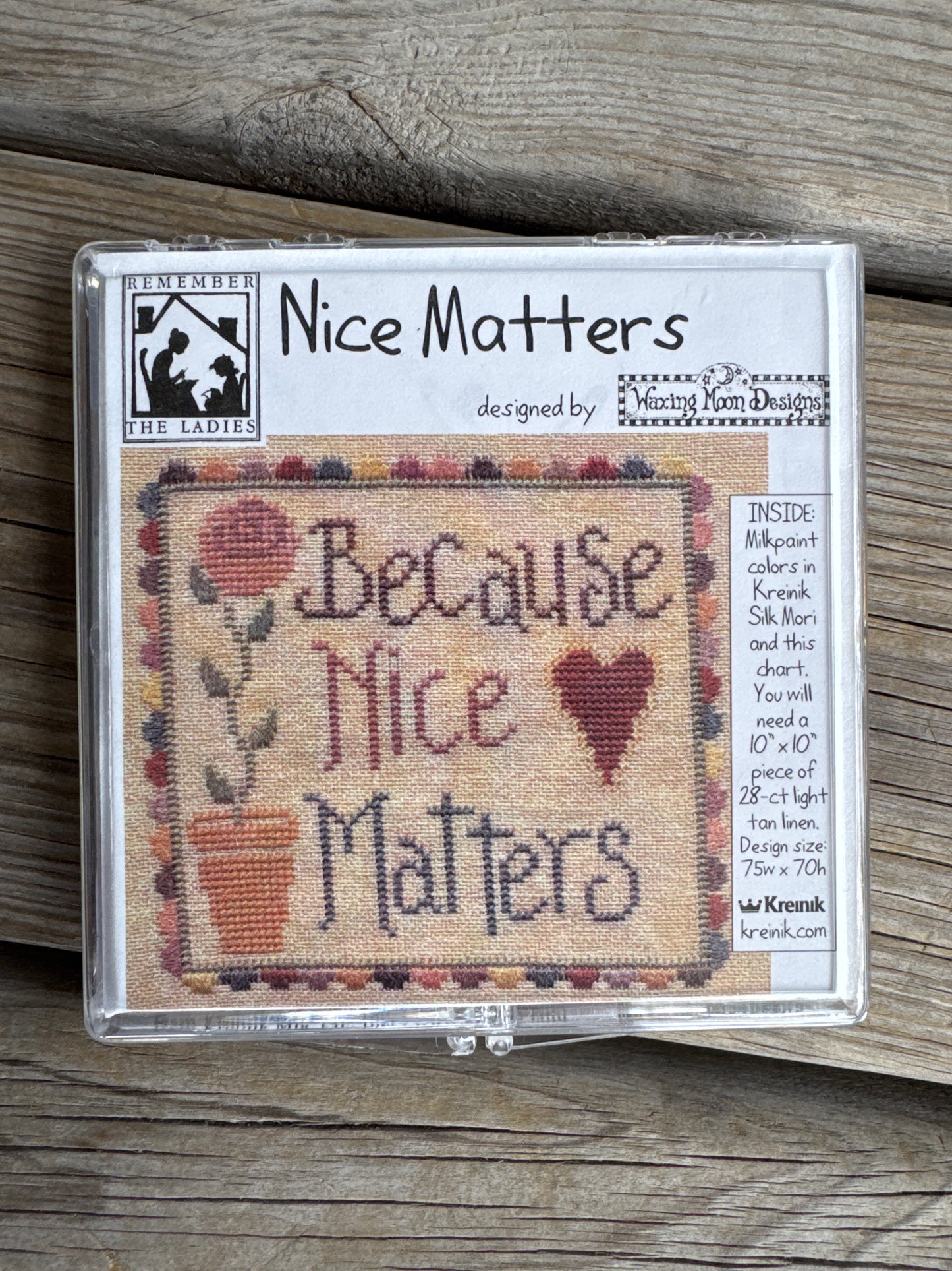Kreinik - Remember the Ladies - Because Nice Matters - Kit