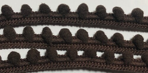 Mini Pom Pom - 1 yard - Santa's Cocoa