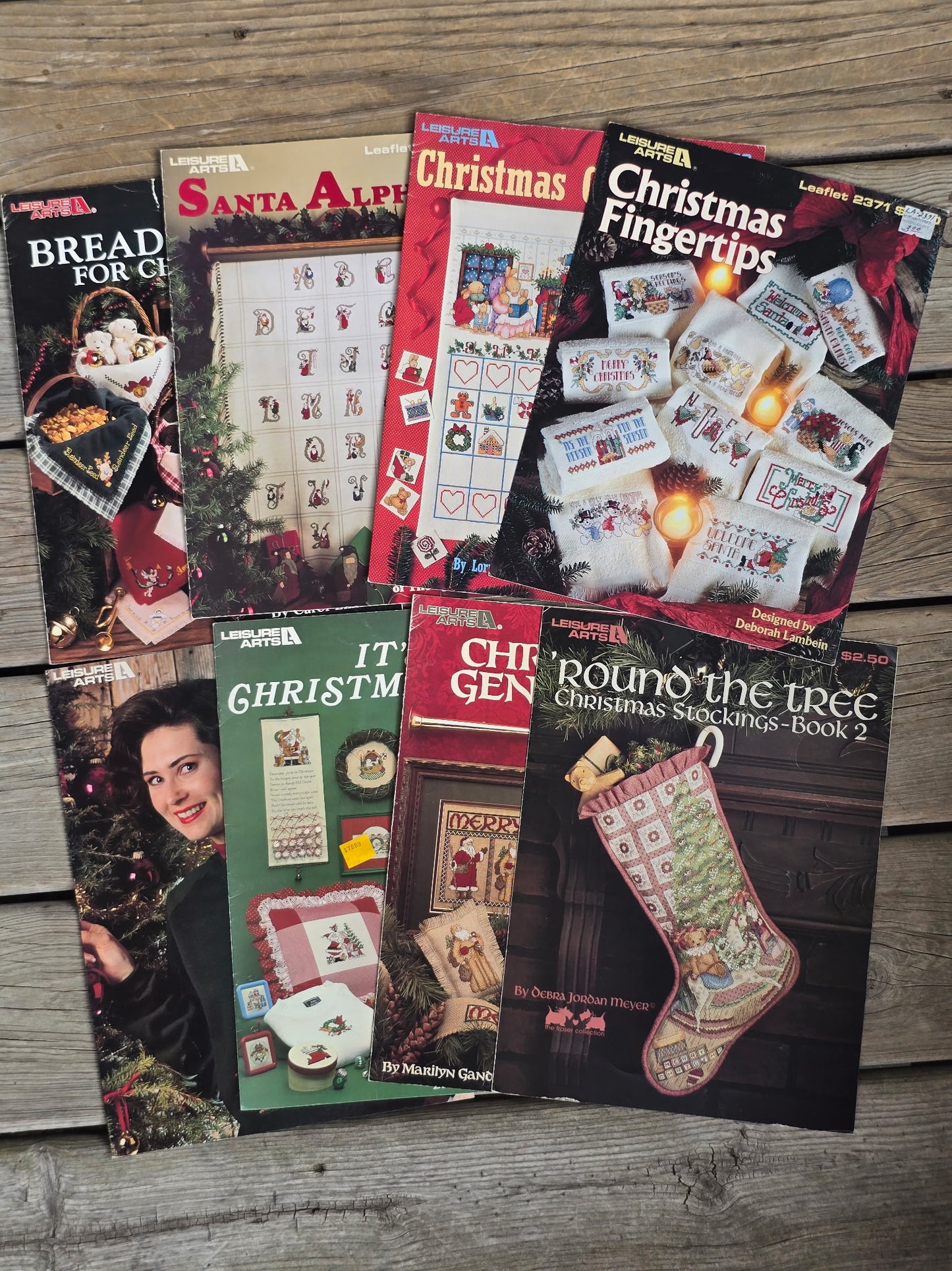 Leisure Arts - Christmas Cross Stitch Pattern - Bundle