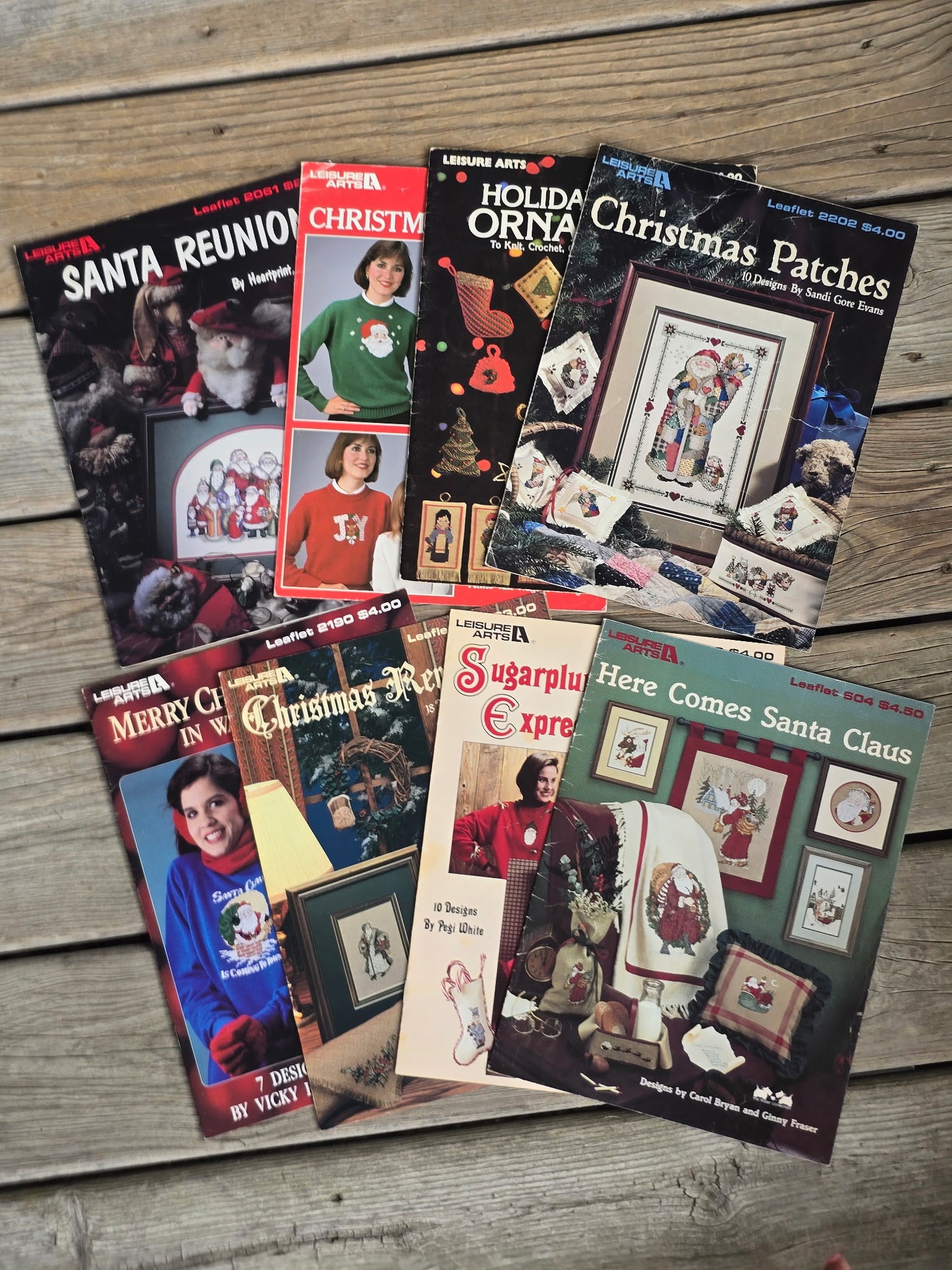 Leisure Arts - Christmas Cross Stitch Pattern - Bundle