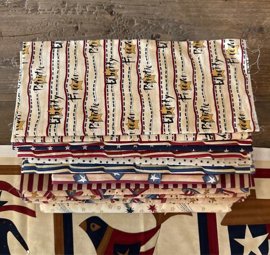 Designer Patriotic Fabric Bundle