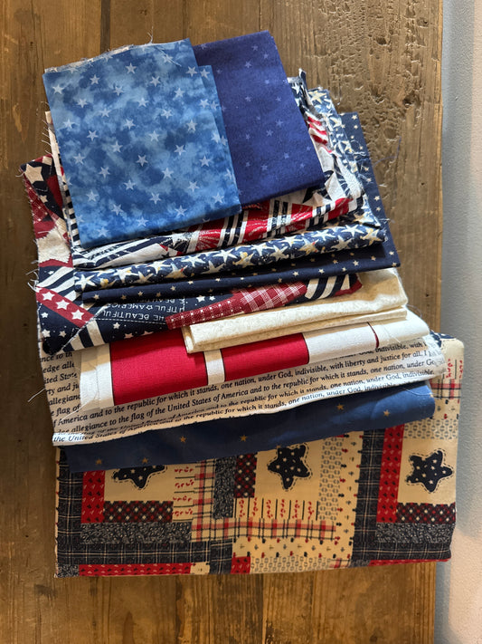 Patriotic Fabric Bundle 2