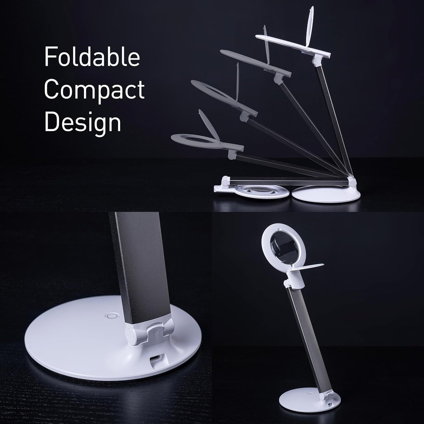 The Daylight Company - Halo Go 2 Rechargeable Table Magnifier Lamp