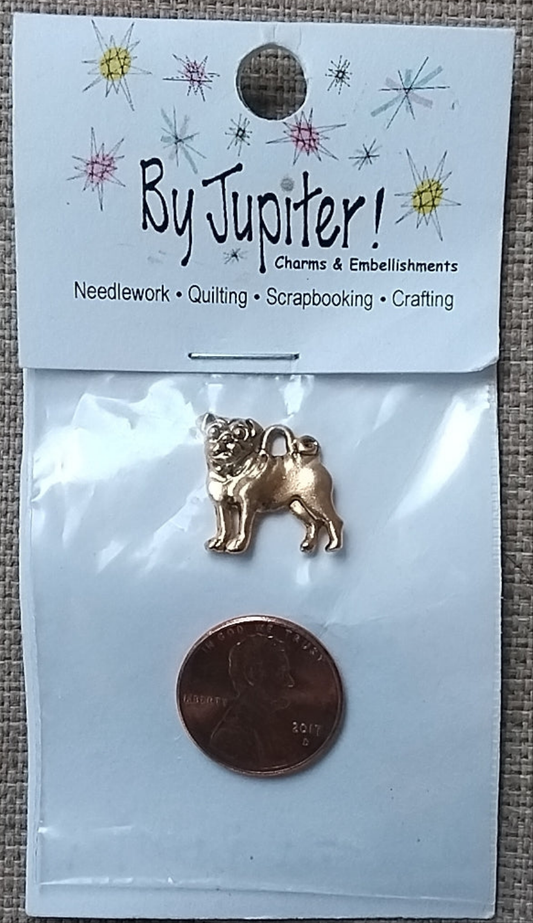 By Jupiter- Antique Gold Pug