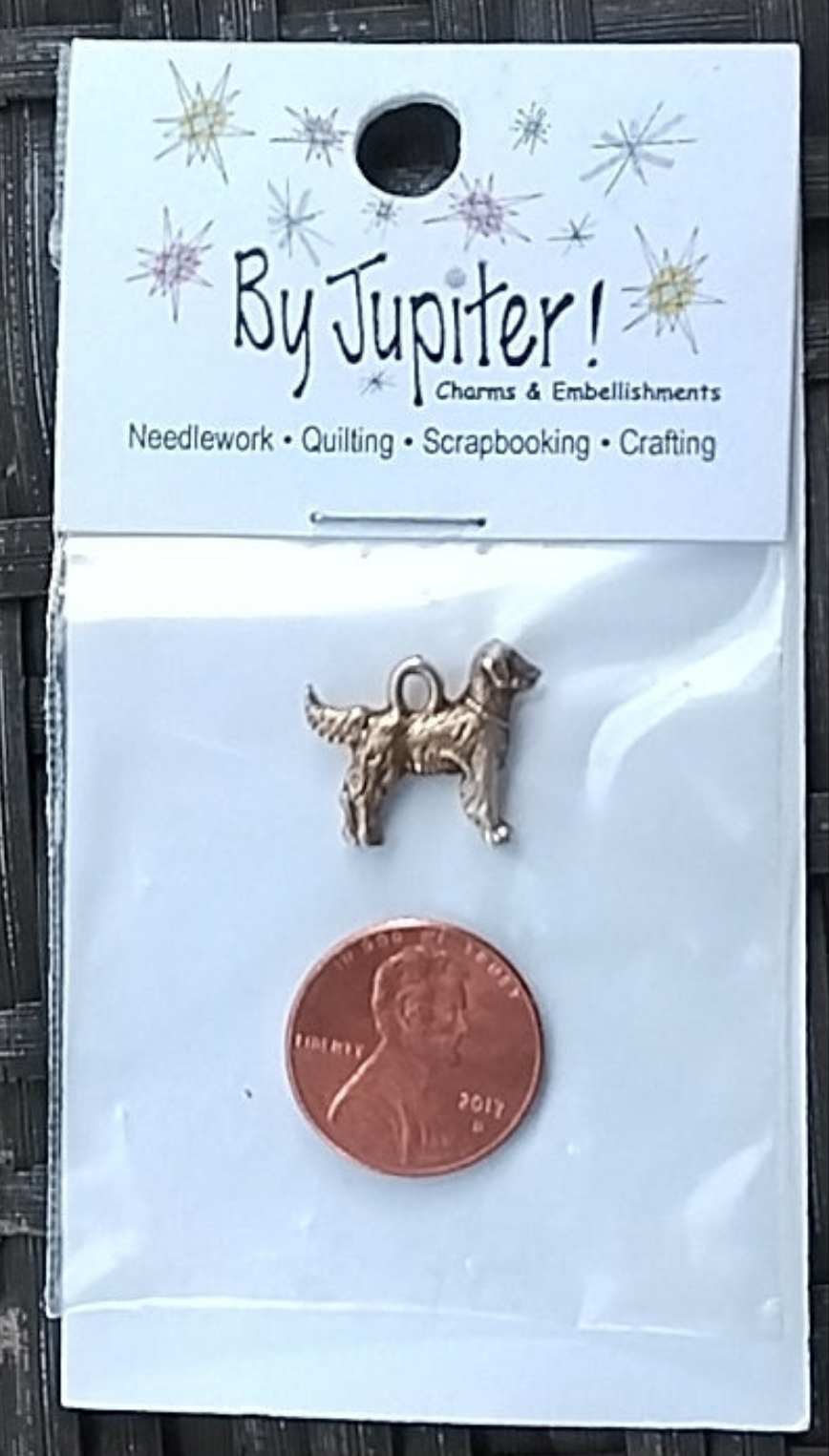 By Jupiter - Pewter-Cast - Antique Gold Retriever