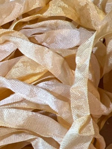 1/2" Crinkle Ribbon - 2 yards - Italian Custard