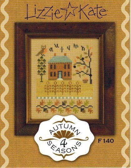 Lizzie Kate - 4 Seasons - Flip It - Autumn - Cross Stitch Pattern