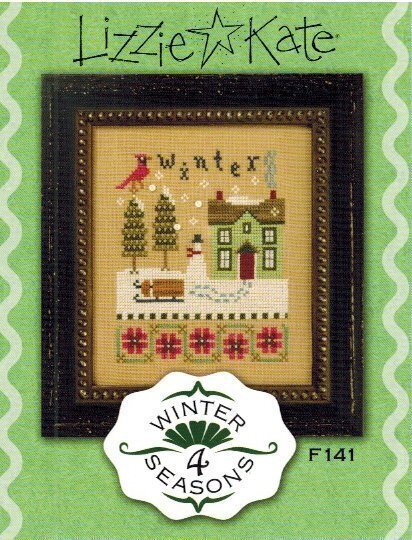 Lizzie Kate - 4 Seasons - Flip It - Winter - Cross Stitch Pattern