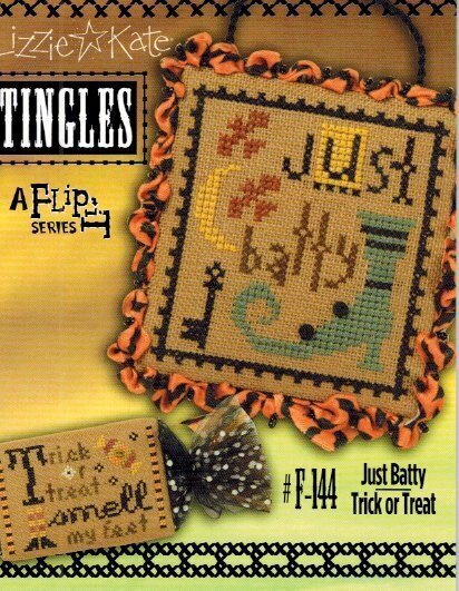 Lizzie Kate - Tingles - Just Batty - Trick or Treat - Cross Stitch Pattern