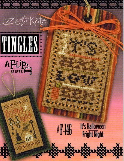 Lizzie Kate - Tingles - It's Halloween - Fright Night - Cross Stitch Pattern
