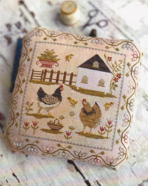 Stacy Nash Designs - Spring Chickens Pinkeep - Cross Stitch Pattern