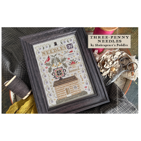 Shakespeares Peddler - Three Penny Needles - Cross Stitch Pattern - Nashville Needlework Market 2026