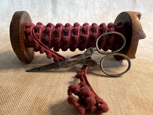 Mini Pom Pom - 1 yard - Sweeney Red