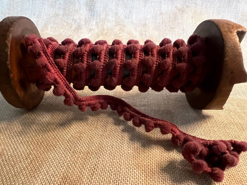 Mini Pom Pom - 1 yard - Sweeney Red