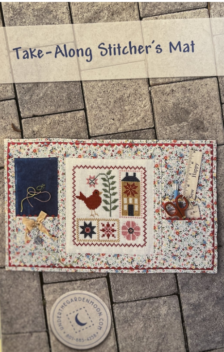 Under the Garden Moon - Take-Along Stitcher's Mat